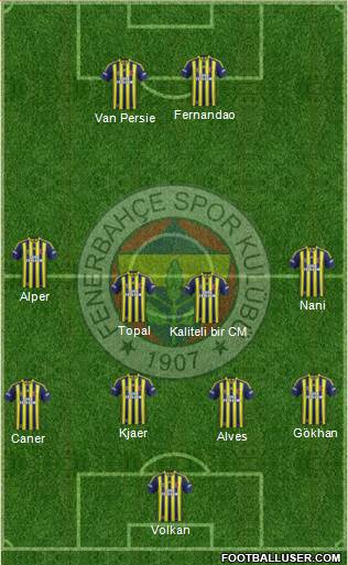 Fenerbahçe SK Formation 2015