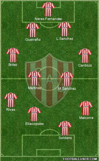 Unión de Santa Fe Formation 2015