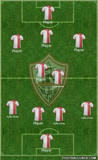 Zamalek Sporting Club Formation 2015