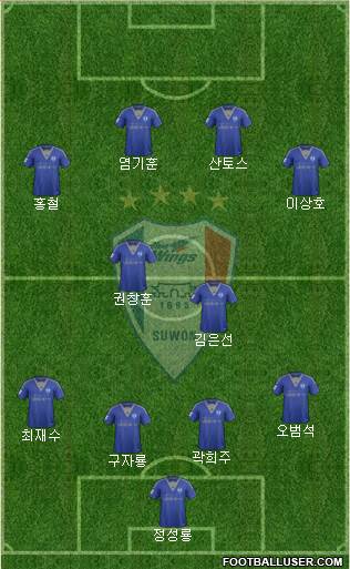 Suwon Samsung Blue Wings Formation 2015