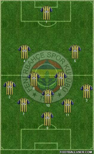 Fenerbahçe SK Formation 2015