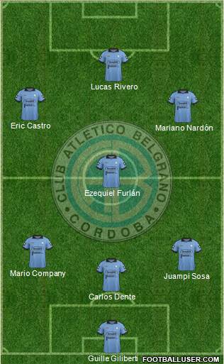 Belgrano de Córdoba Formation 2015
