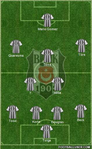 Besiktas JK Formation 2015