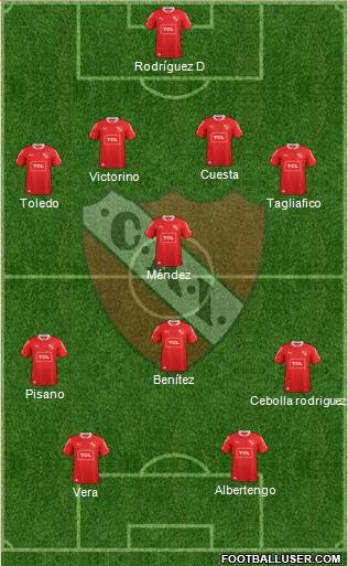 Independiente Formation 2015