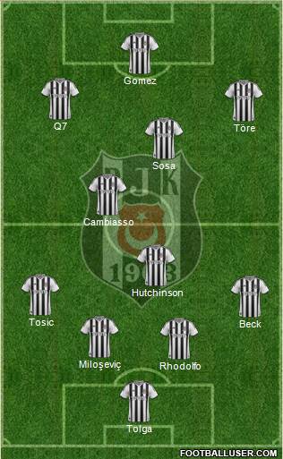 Besiktas JK Formation 2015