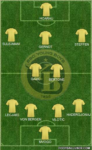 BSC Young Boys Formation 2015