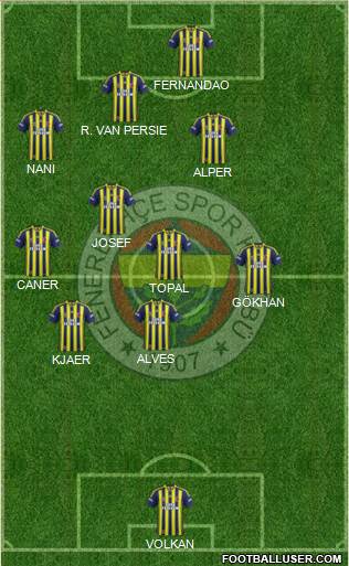 Fenerbahçe SK Formation 2015
