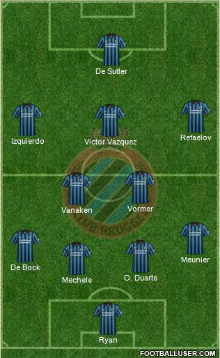 Club Brugge KV Formation 2015