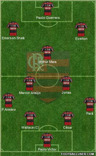 CR Flamengo Formation 2015