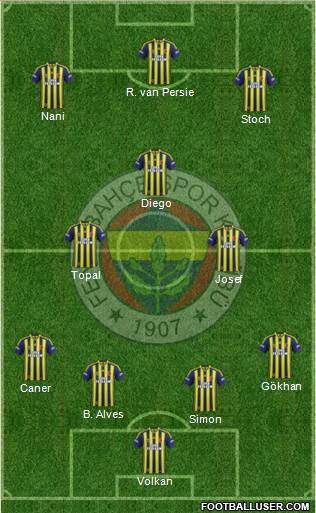 Fenerbahçe SK Formation 2015