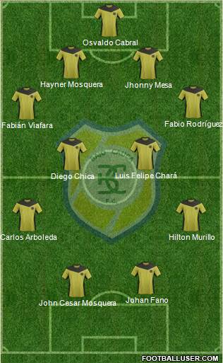 CD Itagüí Ditaires Formation 2015