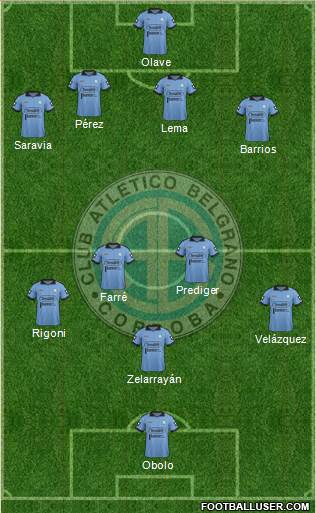 Belgrano de Córdoba Formation 2015