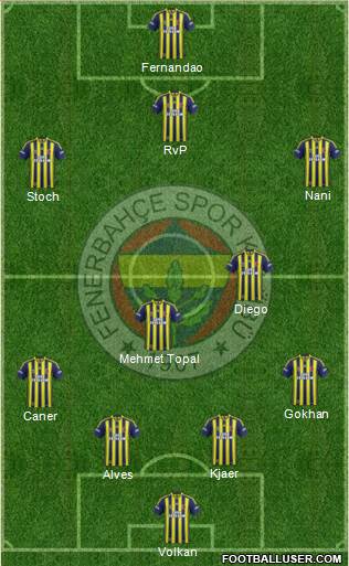 Fenerbahçe SK Formation 2015