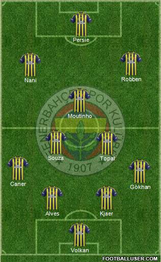 Fenerbahçe SK Formation 2015