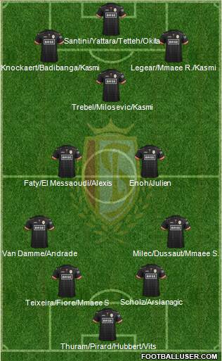 R Standard de Liège Formation 2015