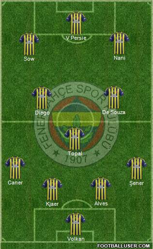 Fenerbahçe SK Formation 2015