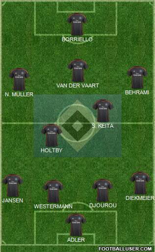 Hamburger SV Formation 2015