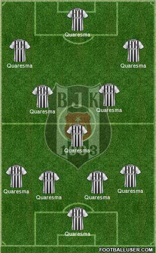 Besiktas JK Formation 2015