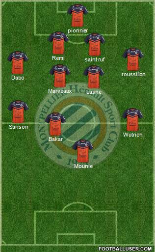 Montpellier Hérault Sport Club Formation 2015