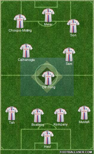 Hamburger SV Formation 2015