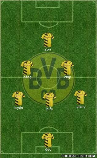 Borussia Dortmund Formation 2015