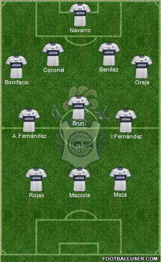 Gimnasia y Esgrima de La Plata Formation 2015