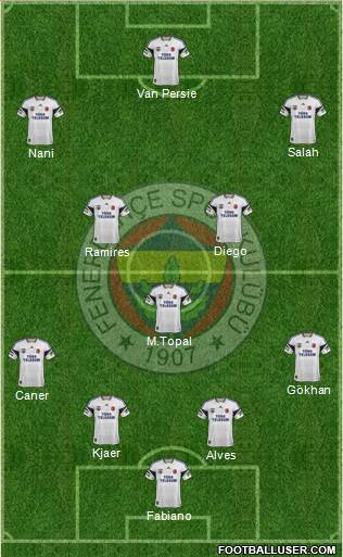 Fenerbahçe SK Formation 2015