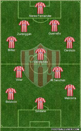 Unión de Santa Fe Formation 2015