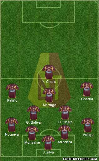 CC Deportes Tolima Formation 2015