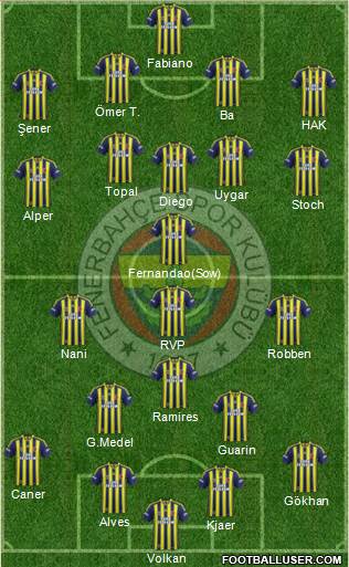 Fenerbahçe SK Formation 2015