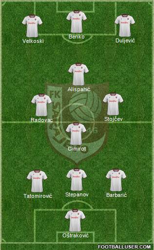 FK Sarajevo Formation 2015