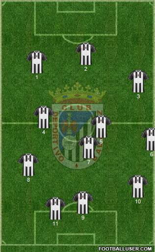 C.D. Badajoz S.A.D. Formation 2015