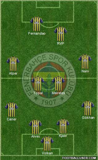 Fenerbahçe SK Formation 2015