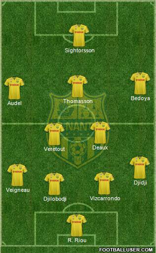 FC Nantes Formation 2015