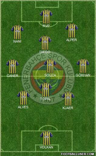 Fenerbahçe SK Formation 2015