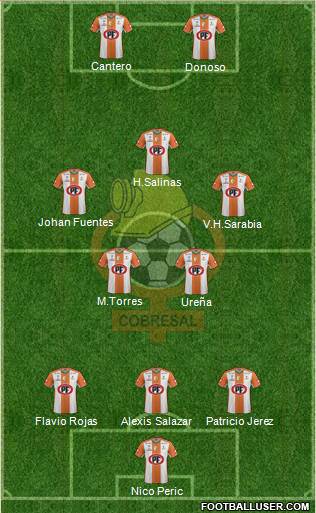 CD Cobresal Formation 2015