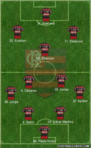 CR Flamengo Formation 2015
