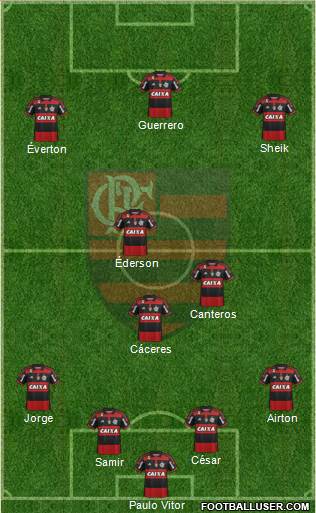 CR Flamengo Formation 2015