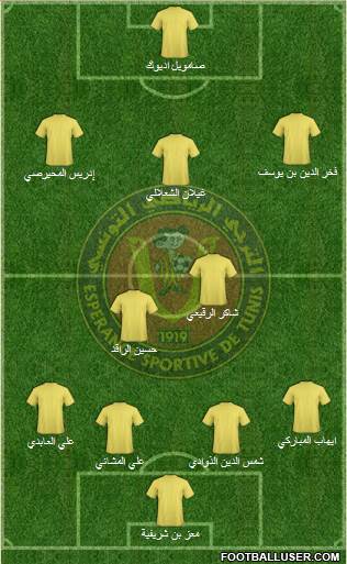 Espérance Sportive de Tunis Formation 2015