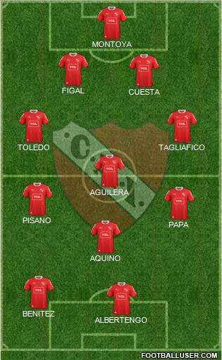 Independiente Formation 2015