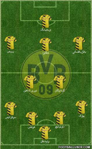 Borussia Dortmund Formation 2015