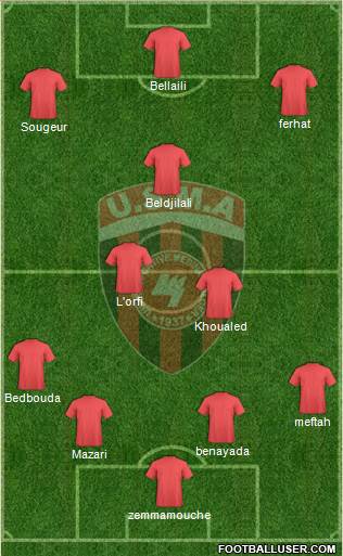 Union Sportive de la Médina d'Alger Formation 2015