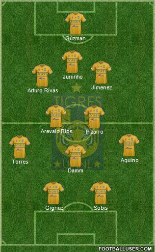 Club Universitario de Nuevo León Formation 2015