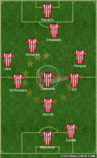 Estudiantes de La Plata Formation 2015