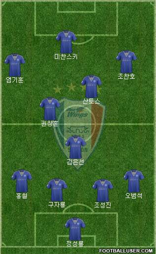 Suwon Samsung Blue Wings Formation 2015