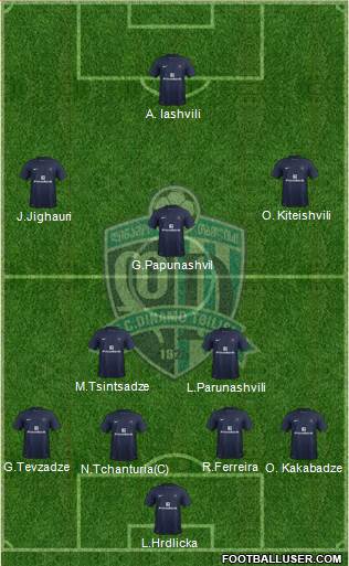 Dinamo Tbilisi Formation 2015