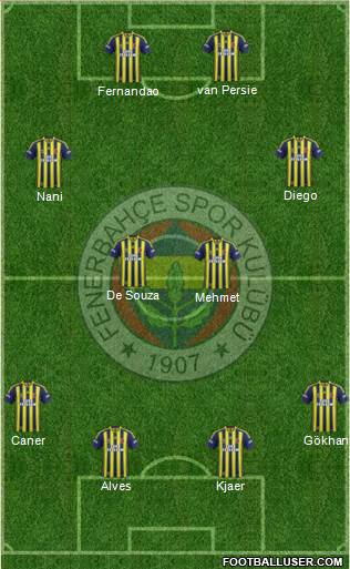Fenerbahçe SK Formation 2015