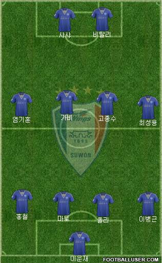 Suwon Samsung Blue Wings Formation 2015