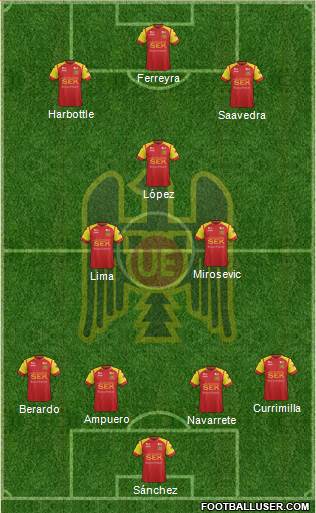 CD Unión Española S.A.D.P. Formation 2015