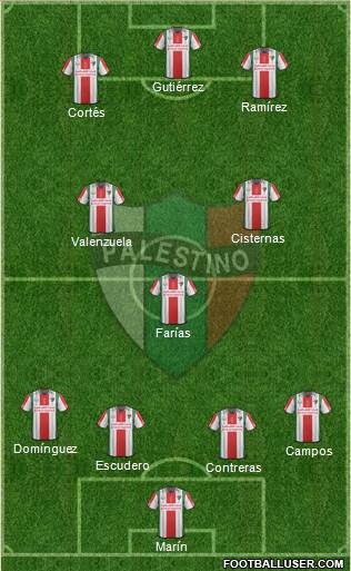 CD Palestino S.A.D.P. Formation 2015